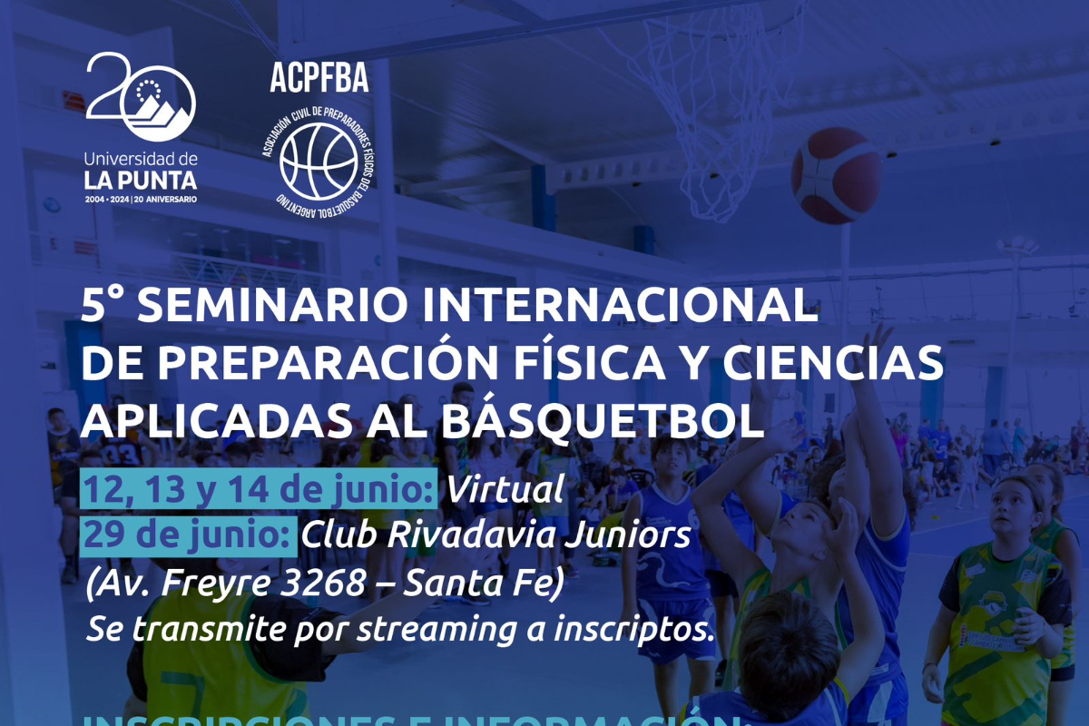 SECRETARÍA DE DEPORTES – Realizarán un seminario internacional de preparación física y ciencias aplicadas al básquet