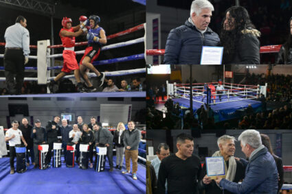 BOXEO AMATEUR – Gran marco de público y homenajes en la 4ª fecha del Campeonato Provincial de Boxeo ‘José María Gatica’