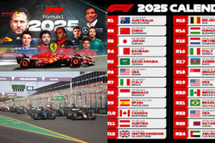 FÓRMULA 1 – Calendario F1 2025: Todas las fechas y circuitos de la temporada