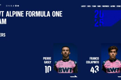 FÓRMULA 1 – Franco Colapinto correrá las próximas cinco carreras en Alpìne